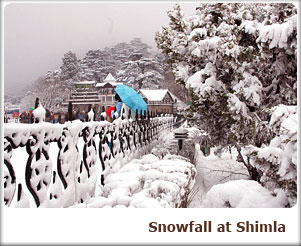 Snowfall at Shimla